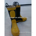 Fire resistant safety boots/fire proof rubber boot with steel cap